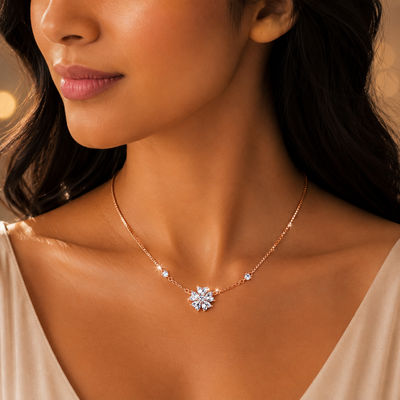 The Radiant Floral Blossom Necklace